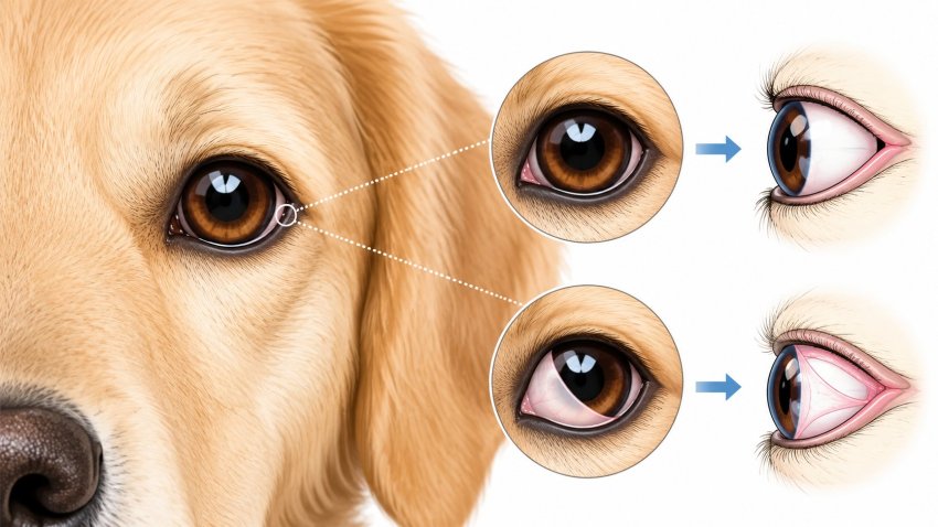 dog third eyelid explanation for sleeping with eyes open